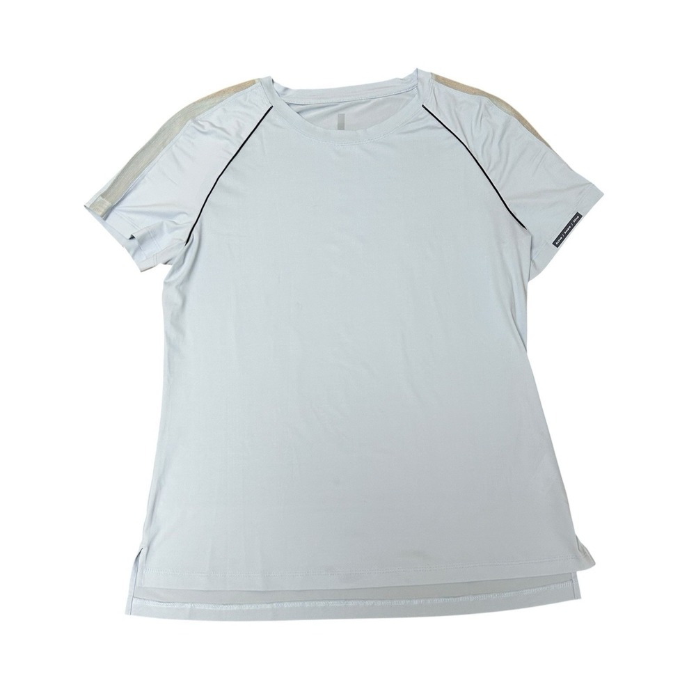 Aimer Sports Women's Short Sleeve Athletic T‎ Shirt Blue Medium